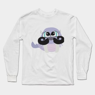 Mustache Walrus Long Sleeve T-Shirt